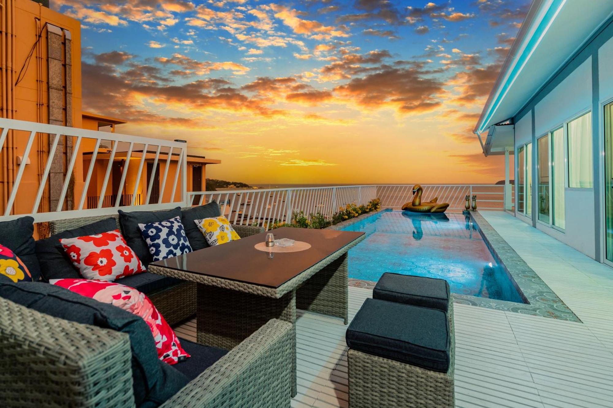 Mona Seaview Pool Villa Beach Front Aoyon Beach Ban Makham Eksteriør bilde