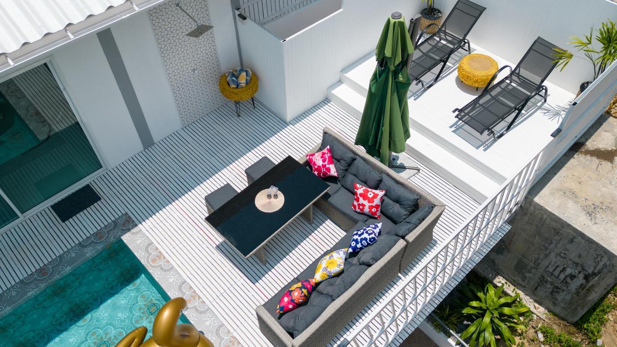Mona Seaview Pool Villa Beach Front Aoyon Beach Ban Makham Eksteriør bilde