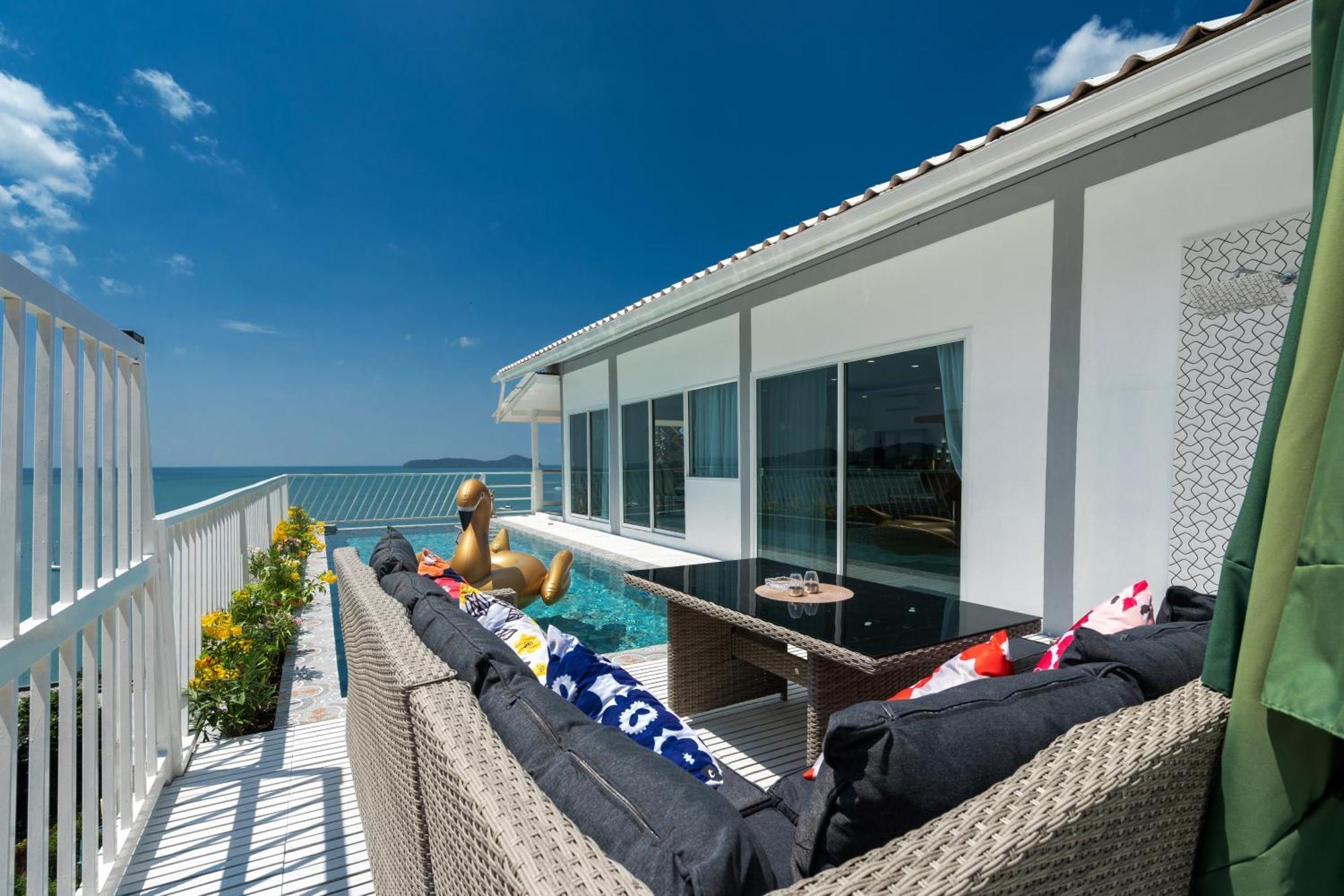 Mona Seaview Pool Villa Beach Front Aoyon Beach Ban Makham Eksteriør bilde