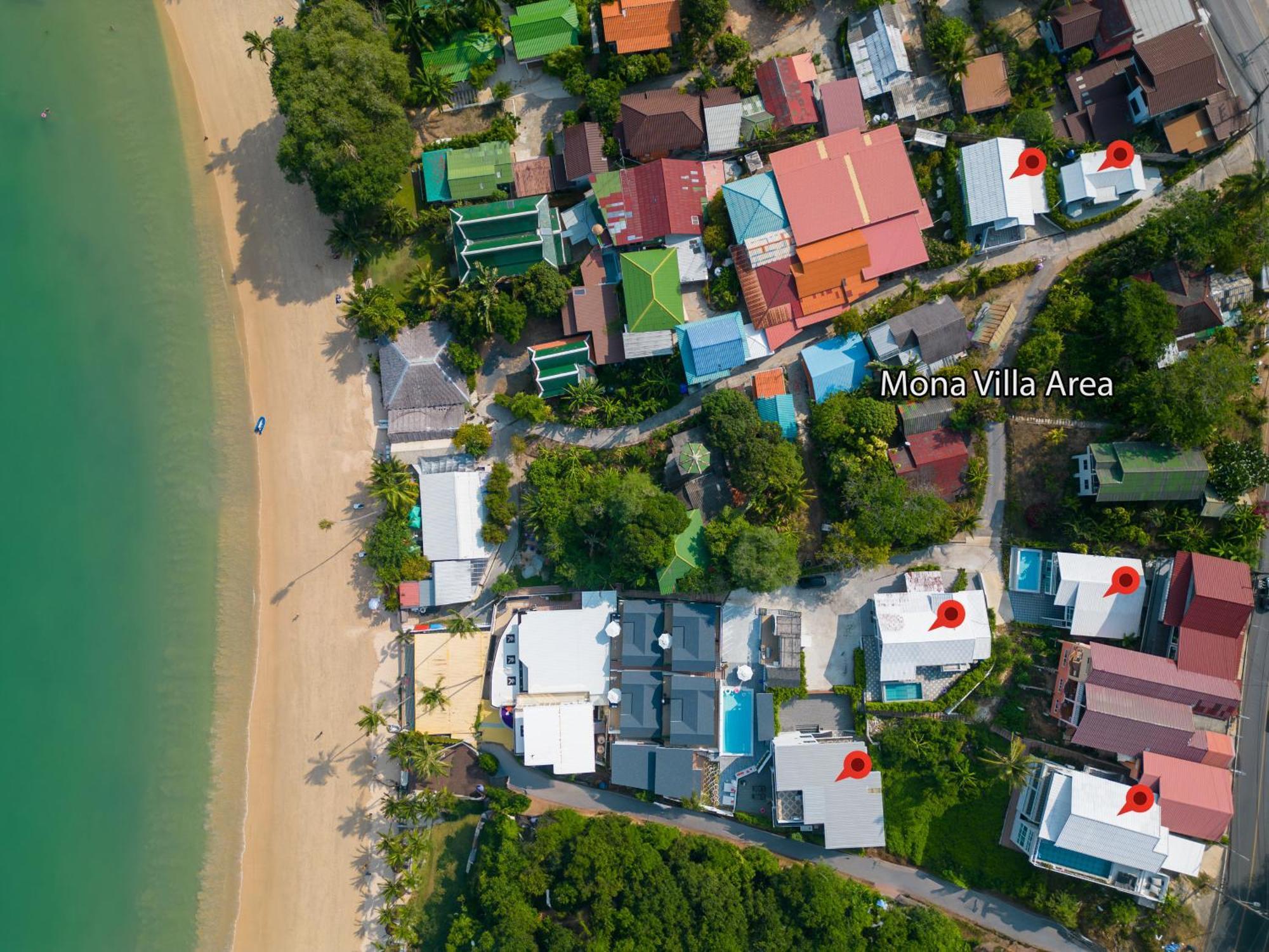Mona Seaview Pool Villa Beach Front Aoyon Beach Ban Makham Eksteriør bilde
