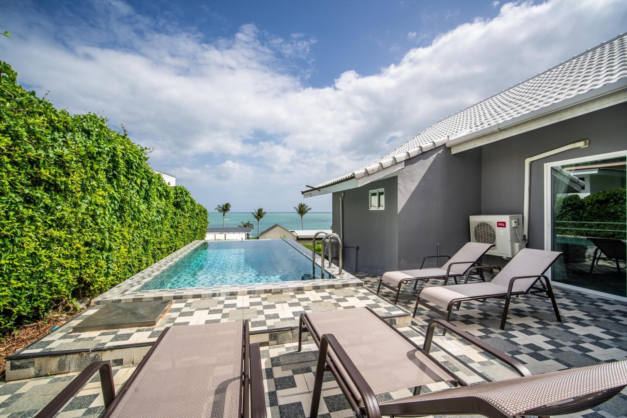 Mona Seaview Pool Villa Beach Front Aoyon Beach Ban Makham Rom bilde