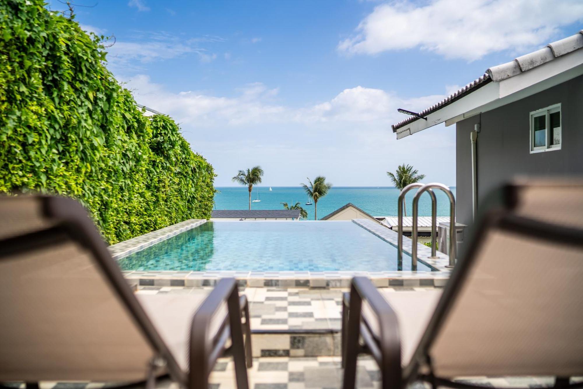 Mona Seaview Pool Villa Beach Front Aoyon Beach Ban Makham Rom bilde