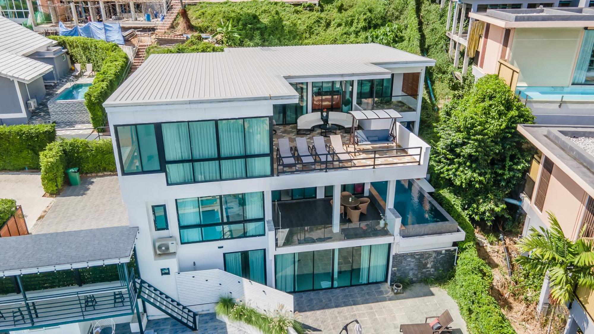 Mona Seaview Pool Villa Beach Front Aoyon Beach Ban Makham Eksteriør bilde