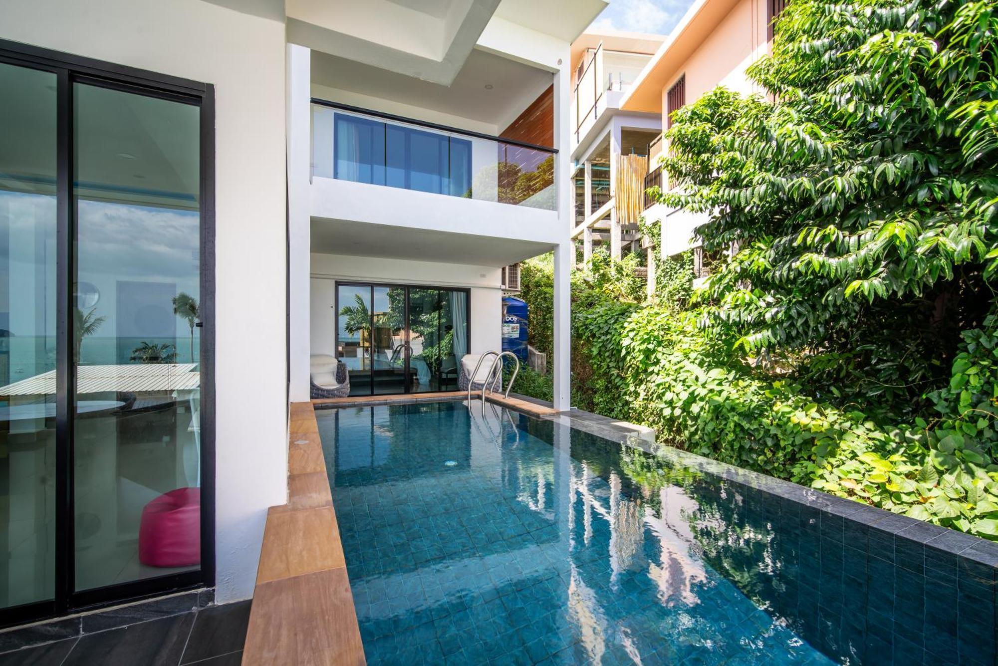 Mona Seaview Pool Villa Beach Front Aoyon Beach Ban Makham Rom bilde