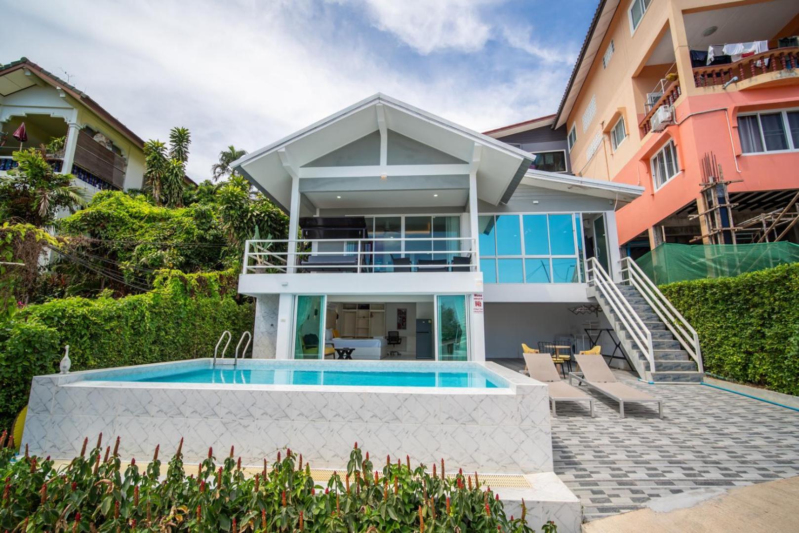 Mona Seaview Pool Villa Beach Front Aoyon Beach Ban Makham Eksteriør bilde